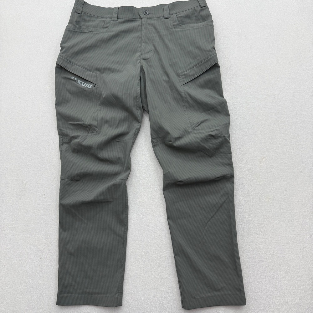 Kuiu Tiburon Pant Mens 40 Ash Grey Lightweight Breathable Hunting Tactical - Picture 2 of 11